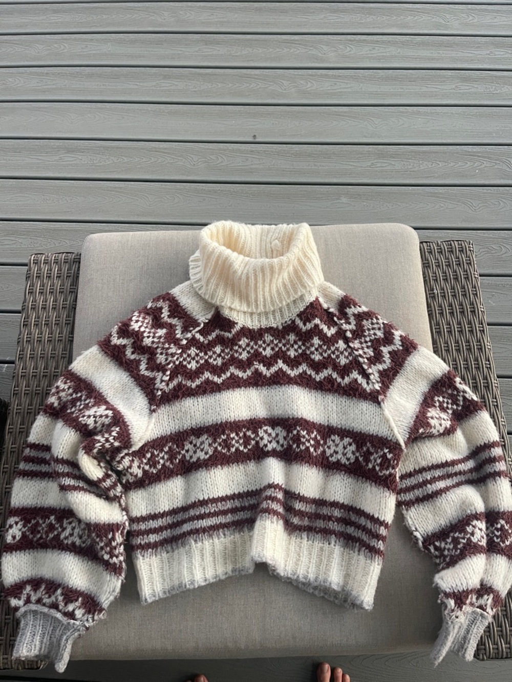 free people chunky sweater